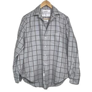 Frank & Eileen Women's XS Eileen Gray Plaid Flannel Button-Up Shirt Soft